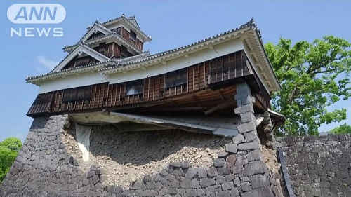 平成28年熊本地震では熊本城の天守・櫓・石垣なども甚大な被害を受けました。／平成28年熊本地震の教訓　アウトドア趣味に関する総合情報サイト