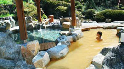 温泉とキャンプ　岐阜県