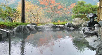 温泉とキャンプ　徳島県